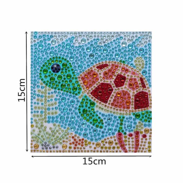 5D Diamond Painting Turtle with Picture Frame Online - Image 4