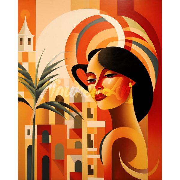 Diamond Painting - Art Deco Woman in Cuba Online - Image 2