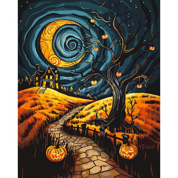 Spooky Moonlit Path Online Sale - Image 2