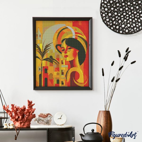 Diamond Painting - Art Deco Woman in Cuba Online - Image 3