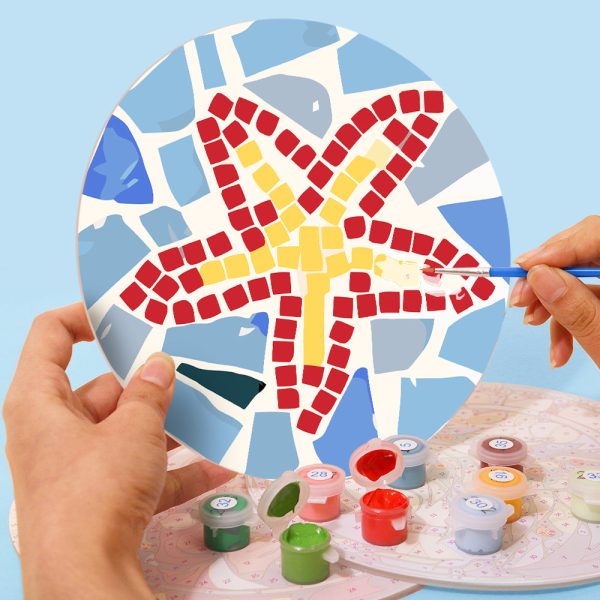 Paint by numbers 8  Placemats (6 pieces) - Decorative Geometric Pattern Sale - Image 2
