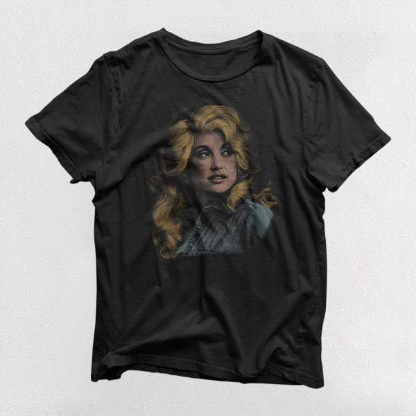 Dolly Parton - Vintage Black Shirt Online now