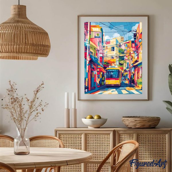 Diamond Painting - Tokyo City Bus Online now - Image 3