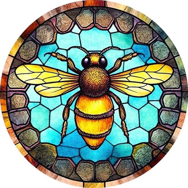 Wooden Puzzle - Golden Honeybee Sale