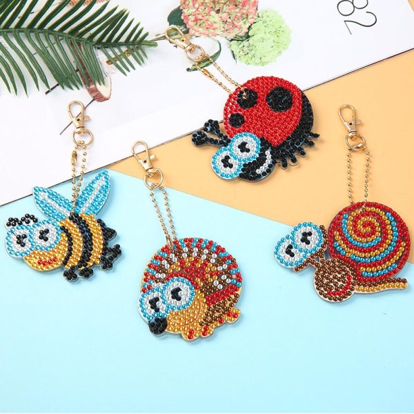 5D Diamond Painting Pendant Insects 4 Piece Set Sale - Image 2