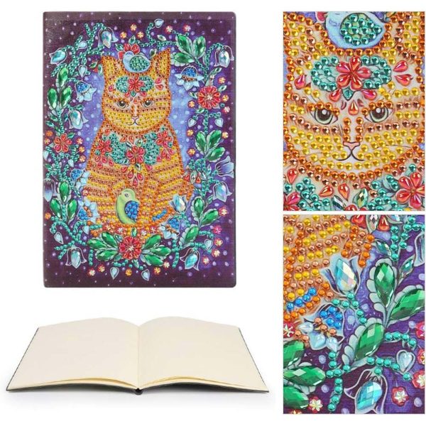 Diamond Painting Notebook Cat Discount - Image 4