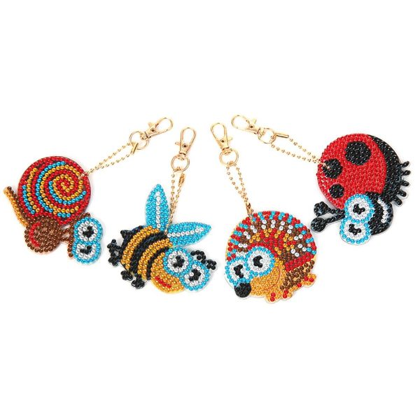 5D Diamond Painting Pendant Insects 4 Piece Set Sale - Image 3