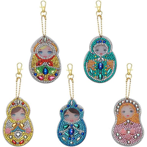 5D Diamond Painting Keychain with Matryoshka Discount