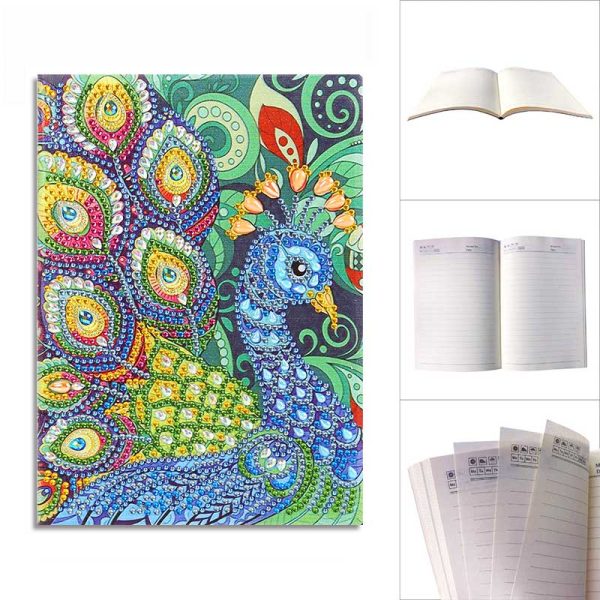 Diamond Painting Notebook Peacock Hot on Sale - Image 2
