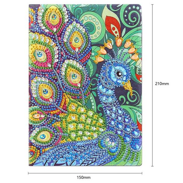 Diamond Painting Notebook Peacock Hot on Sale - Image 3