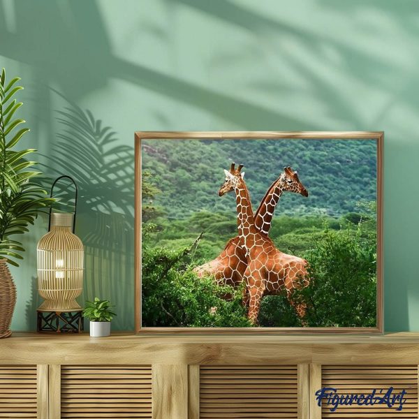 Two Giraffes Cheap - Image 3