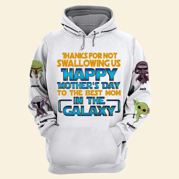 Personalized Gifts For Mothers Shirt The Best Mom 01NATI150124HA Online now - Image 4